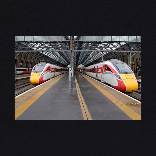 LNER Azumas at Kings Cross by Random Railways